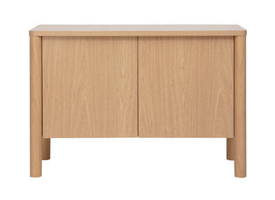 Buffet finition bois clair ch&ecirc;ne 2 portes L110 cm IZZIE