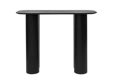 Console design en bois noir L100 cm FOLEEN