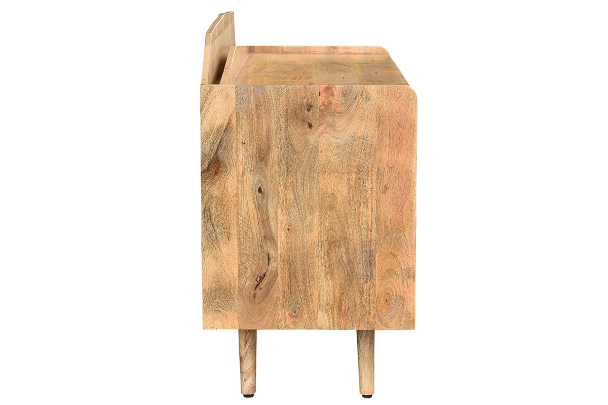 Meuble vinyle en bois manguier massif L105 cm MATAHARI