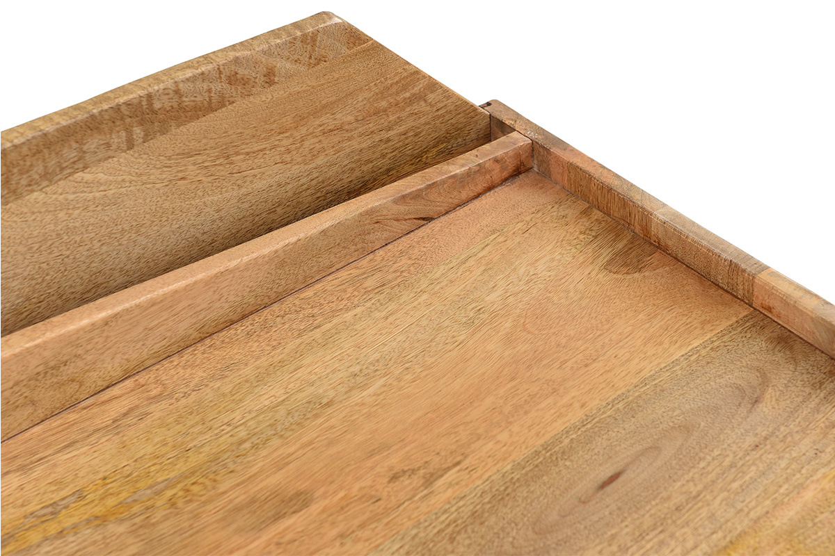Meuble vinyle en bois manguier massif L105 cm MATAHARI