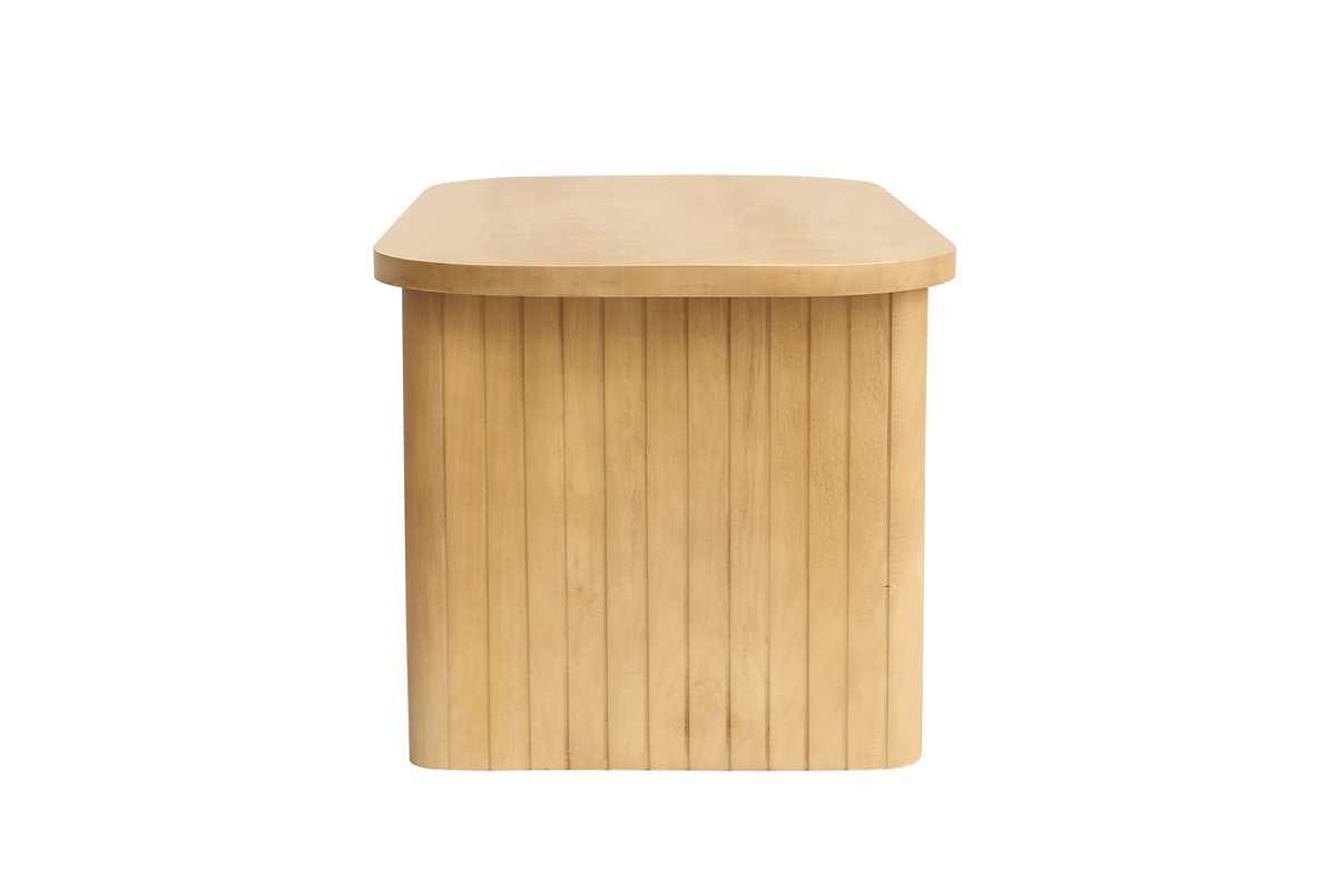 Table basse relevable rectangulaire bois manguier massif L100 cm LATIGO