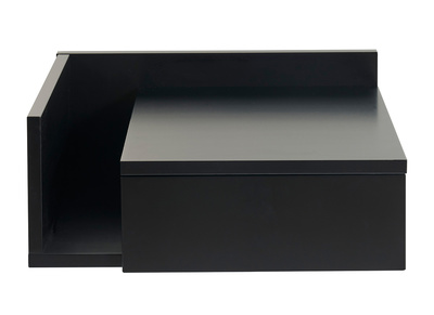 Table de chevet murale noire avec tiroir NASTY