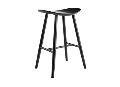 Tabouret de bar bois noir H65 cm DEMORY