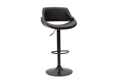 Tabouret de bar design noir r&eacute;glable pivotant 360&deg; CLASH