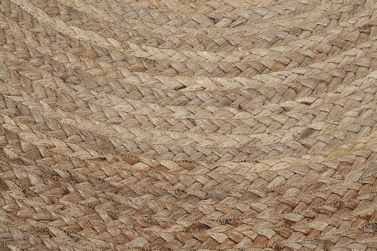 Tapis rond en jute naturelle D120 cm MATA